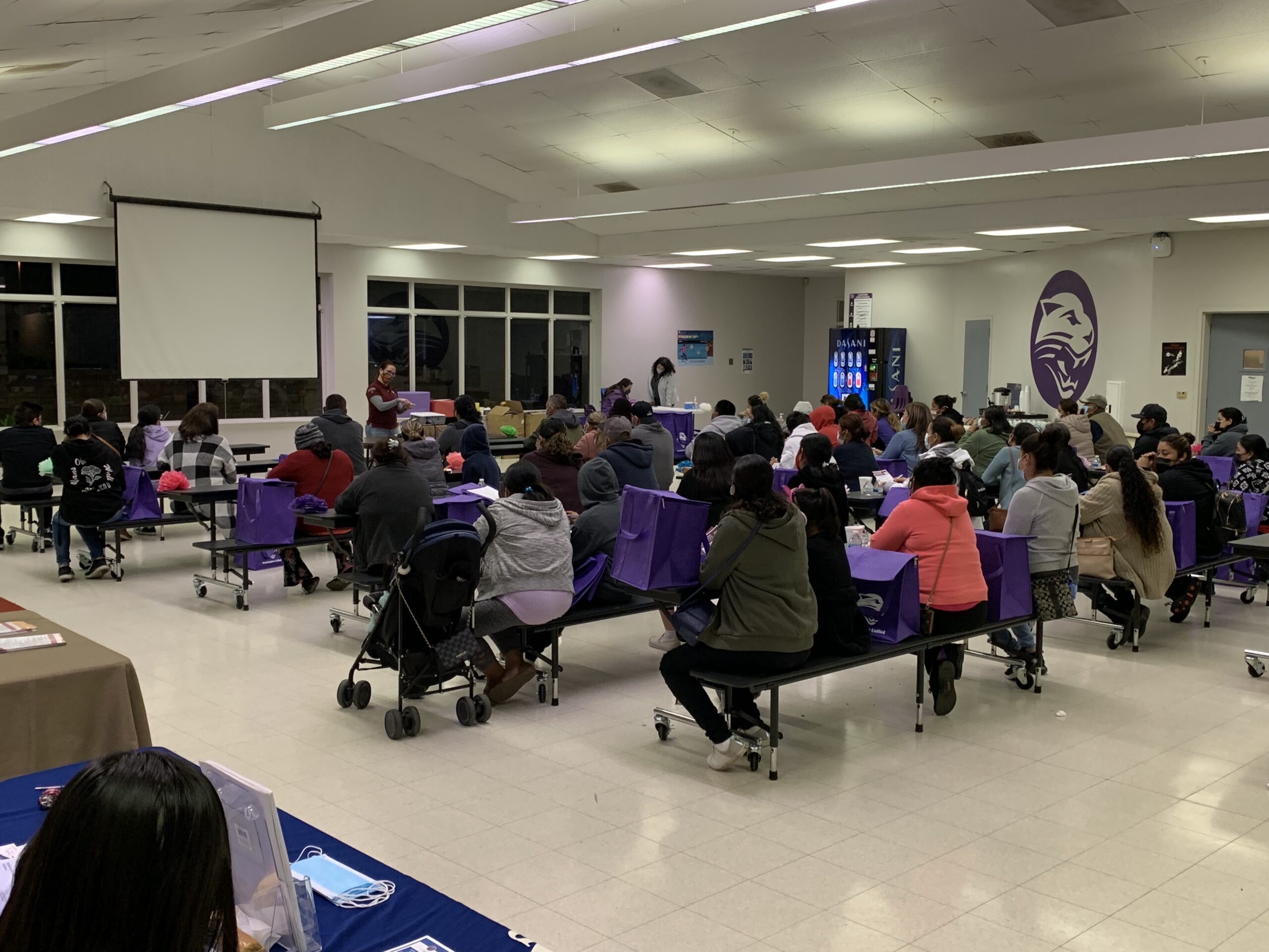 Picture of families attending the annual migrant parent mini conference