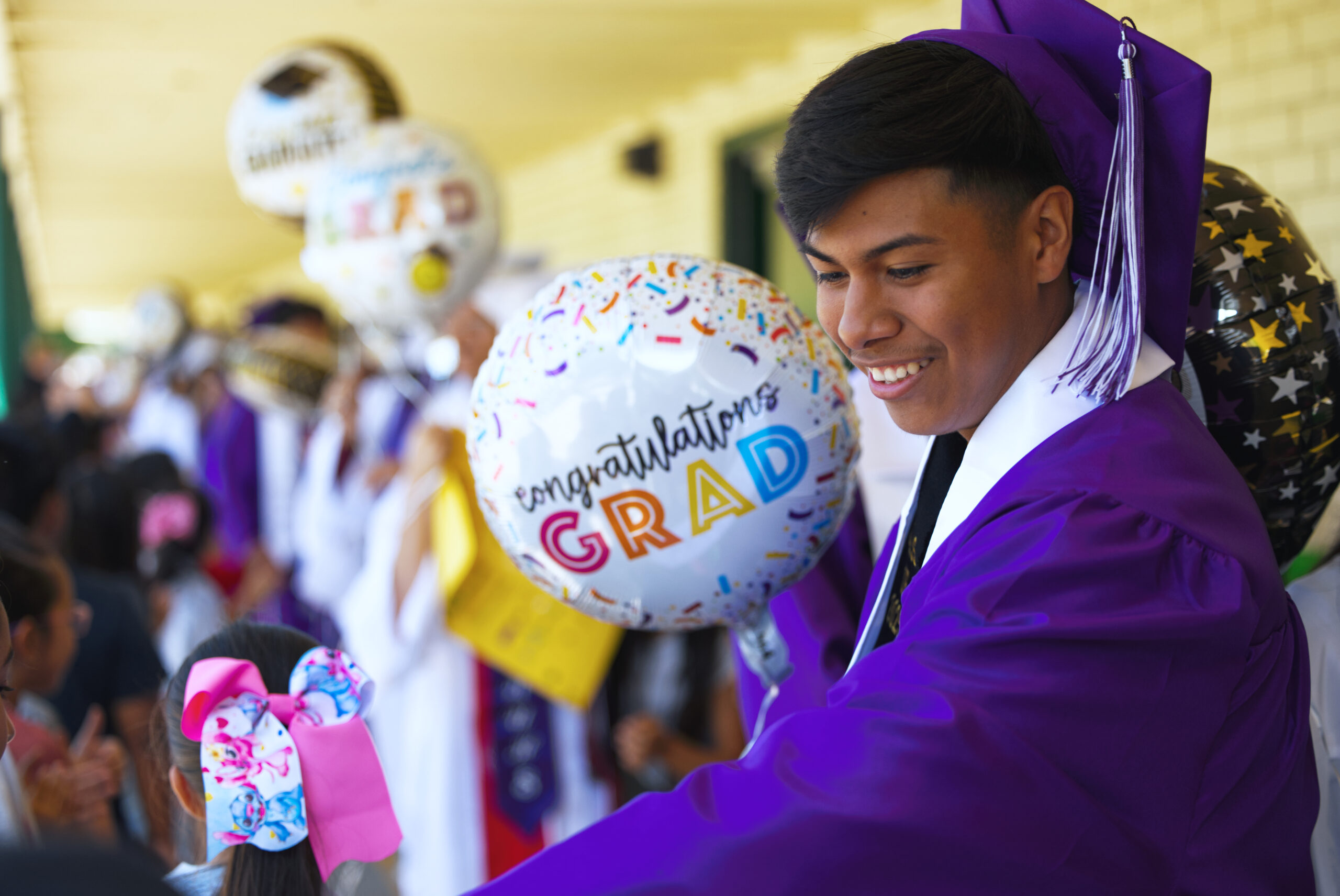 WUHS 2025 Grad student at the WFES Grad Walk