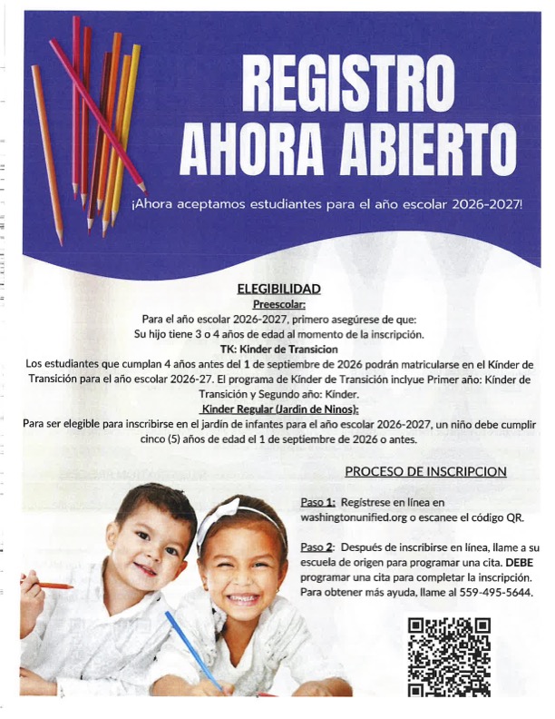 Registrion Open Flyer Spanish