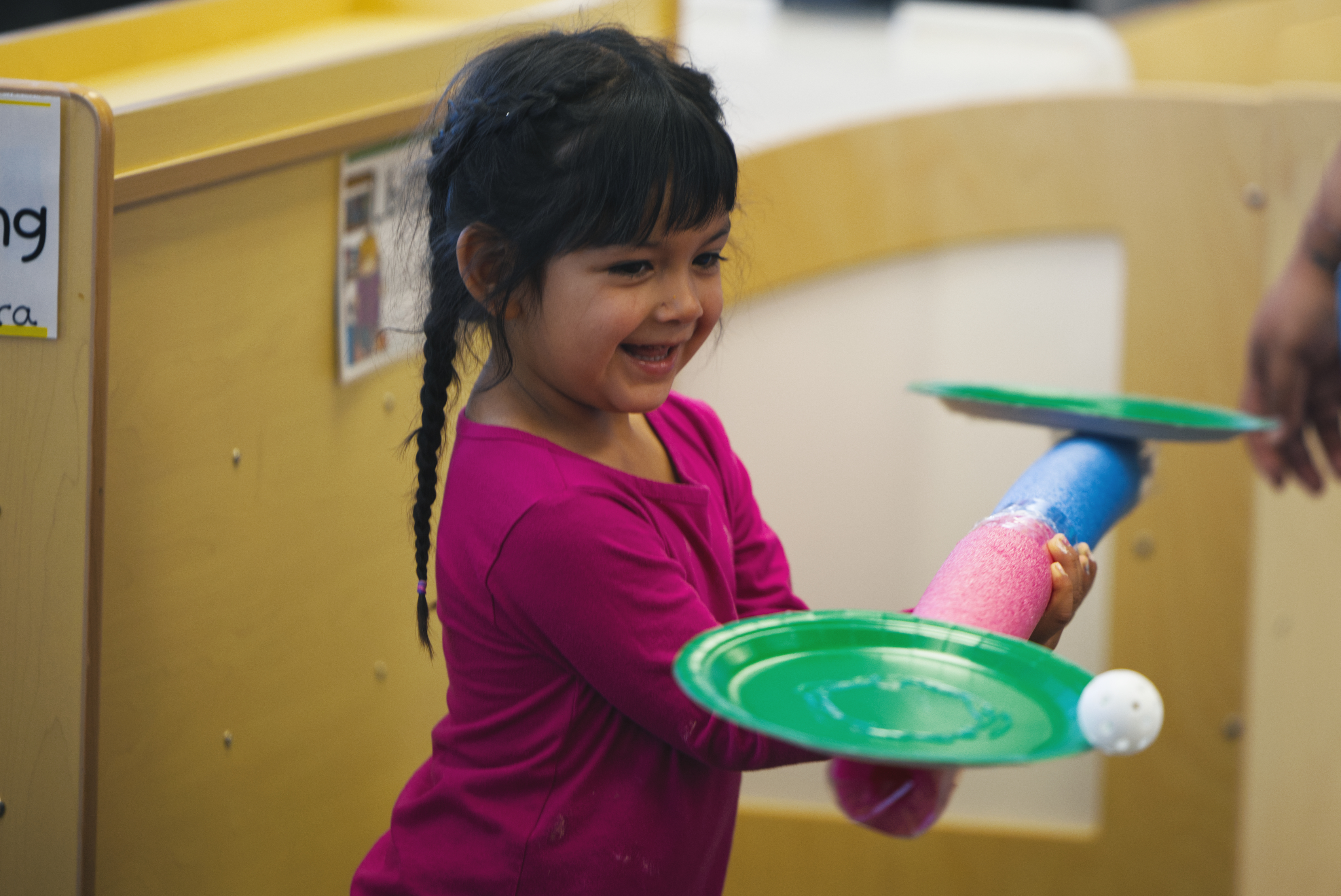 Picture of a preschool student on the playground