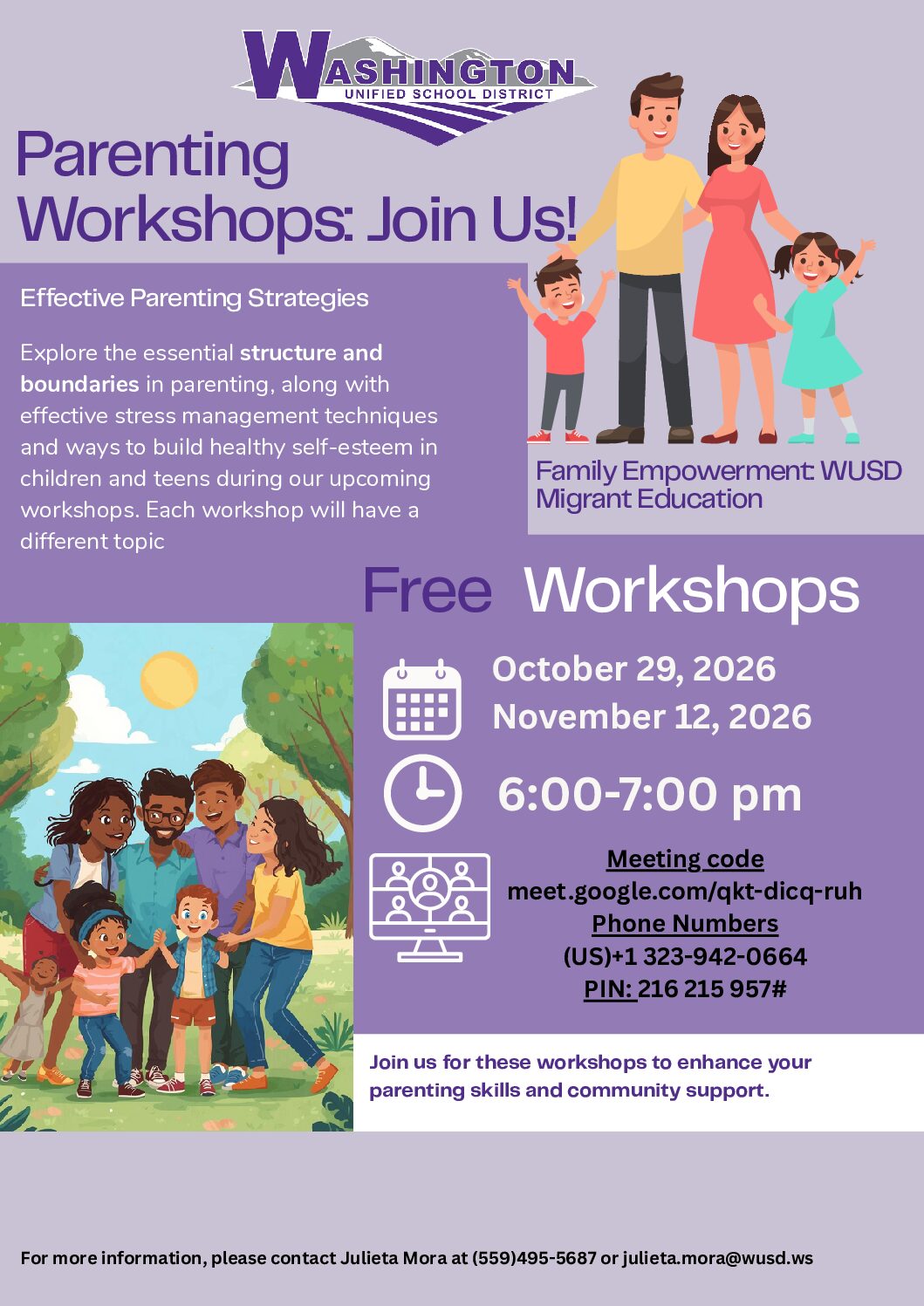 Flyer - Parenting Workshops Join Us! (21)